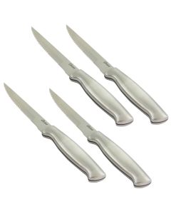 Oster Baldwyn 4.5 Inch Stainless Steel Steak Knife, Set of 4