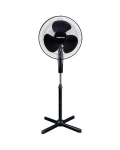 Impress 16" Oscillating Stand Fan (black) IM-725B
