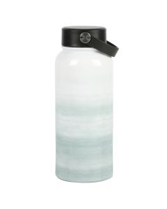Gibson Home Brampton 30 Ounce Stainless Steel Double Wall Thermal Bottle With Lid