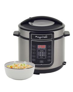 Megachef 6 Quart Digital Pressure Cooker with 14 Pre-set Multi Function Features